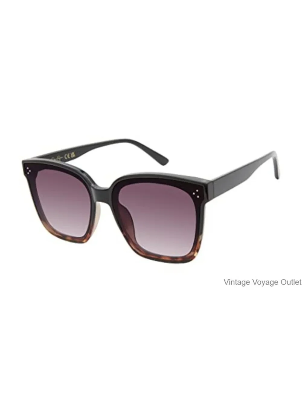 Jessica Simpson Oversized Cat Eye Square Sunglasses UV400 Polycarbonate Retro